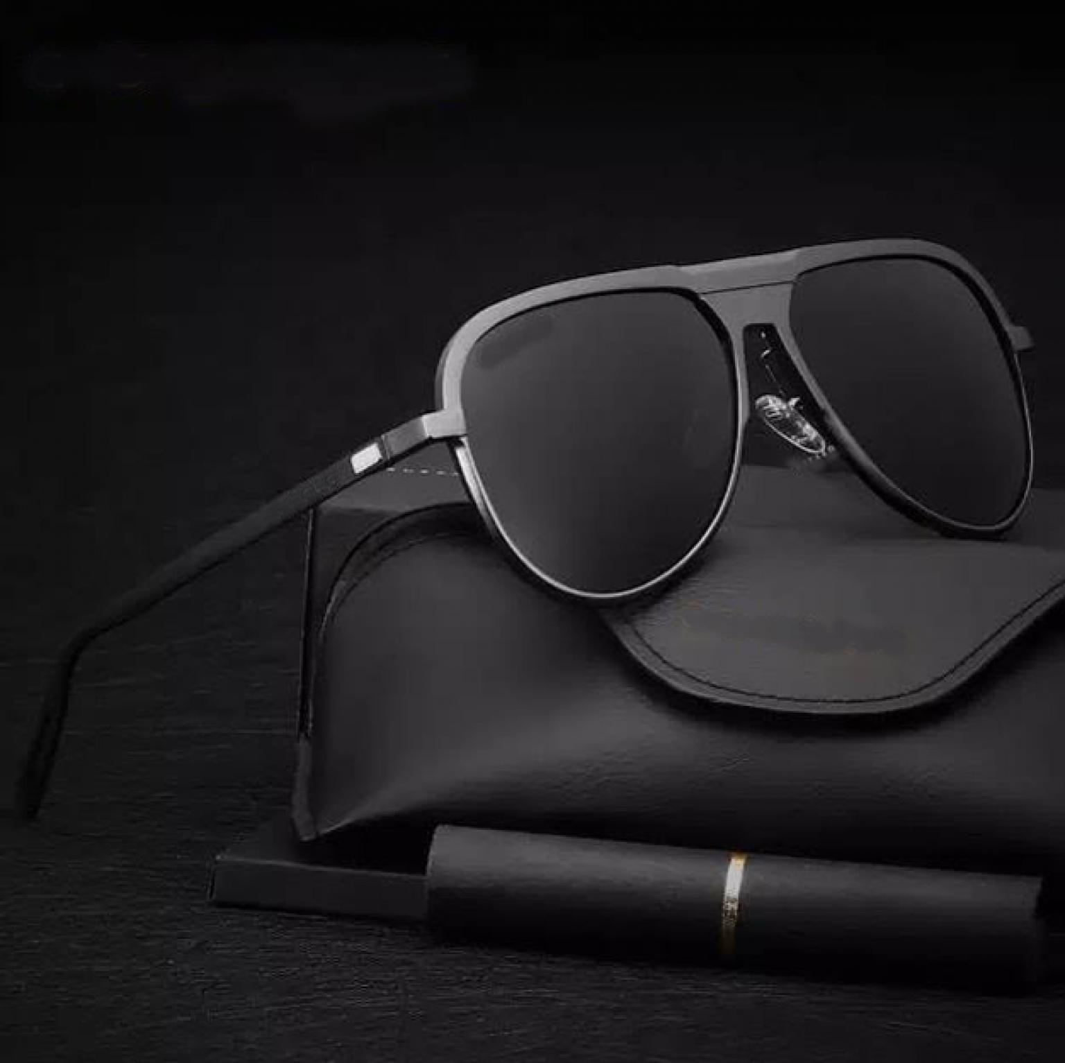 GUZTAG Original Unisex Classic Brand Men Aluminum Sunglasses HD Polarized UV400 Mirror Male Sun Glasses Women For Men Oculos de sol G9828