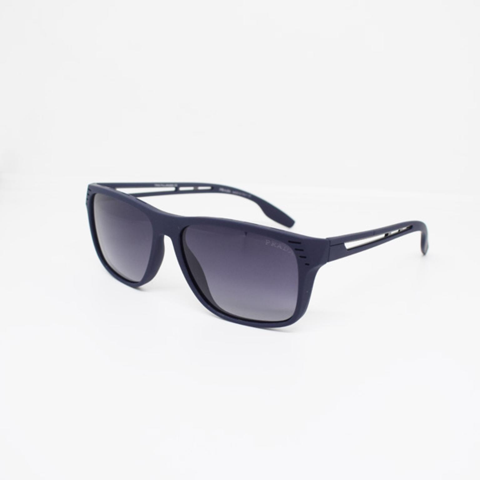 High Quality Polarized Rectangular Black Stylish Premium Sunglass For Men Women Uv400 Protected With Black Shade wayfarer style