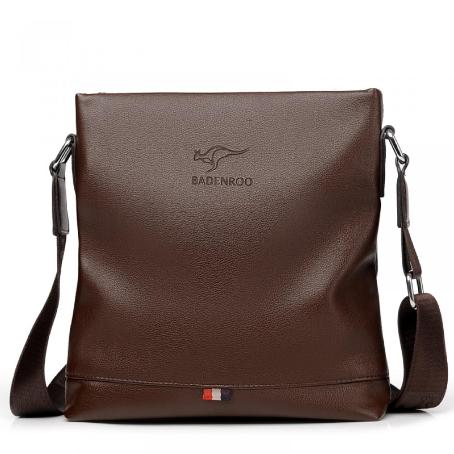 Badenroo Brand Leather Male Bags Fashion Men Shoulder Bags Business Briefcase Casual Messenger Bags Man Woman Hot Sales Crossbody Bags