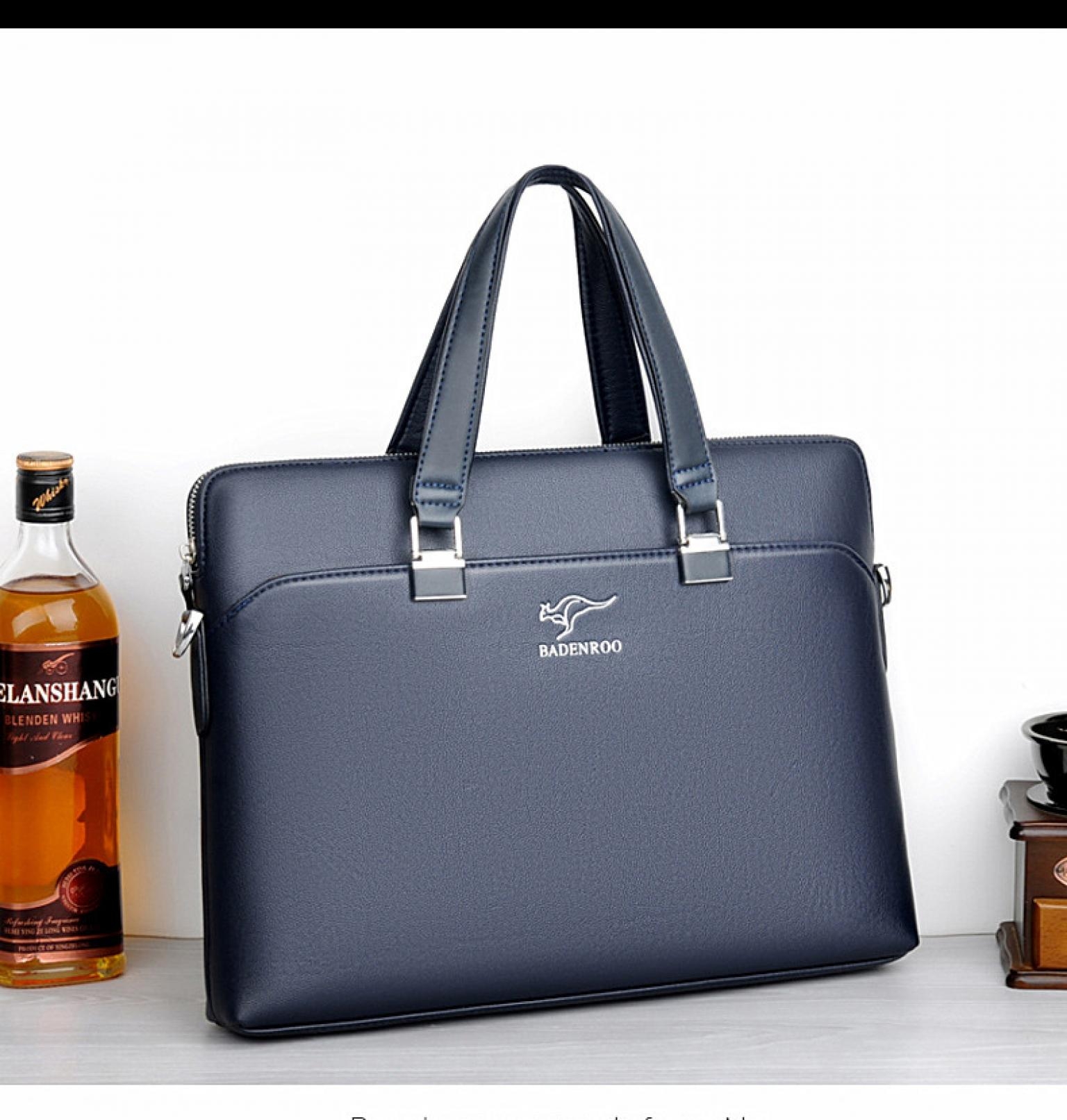 Badenroo Brand Leather Male Bags Fashion Men Shoulder Bags Business Briefcase Casual Messenger Bags Man Woman Hot Sales Crossbody Bags