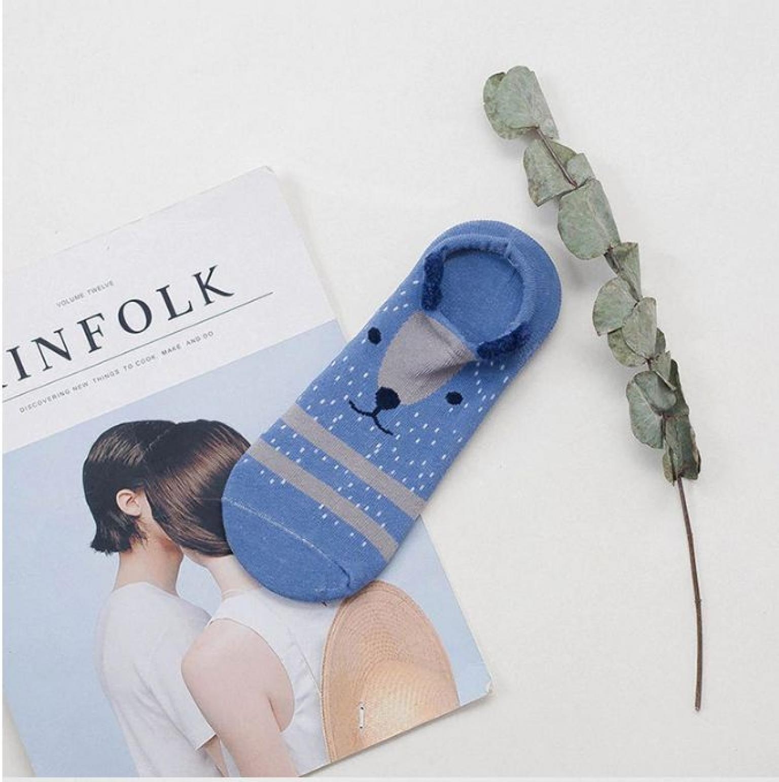 Women Cotton Socks Stereoscopic Cute Animal Female Cat With Summer Short Socks Women Casual Soft Funny Socks Winter Socks
