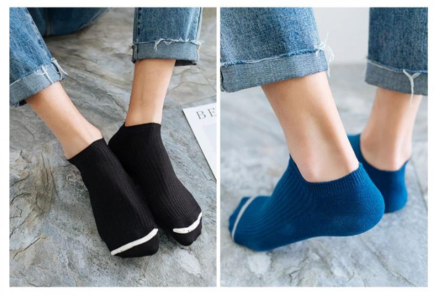 Men Ankle Socks Cotton Male Short Sock Colorful Breathable Slippers Short Ankle Socks Winter Socks