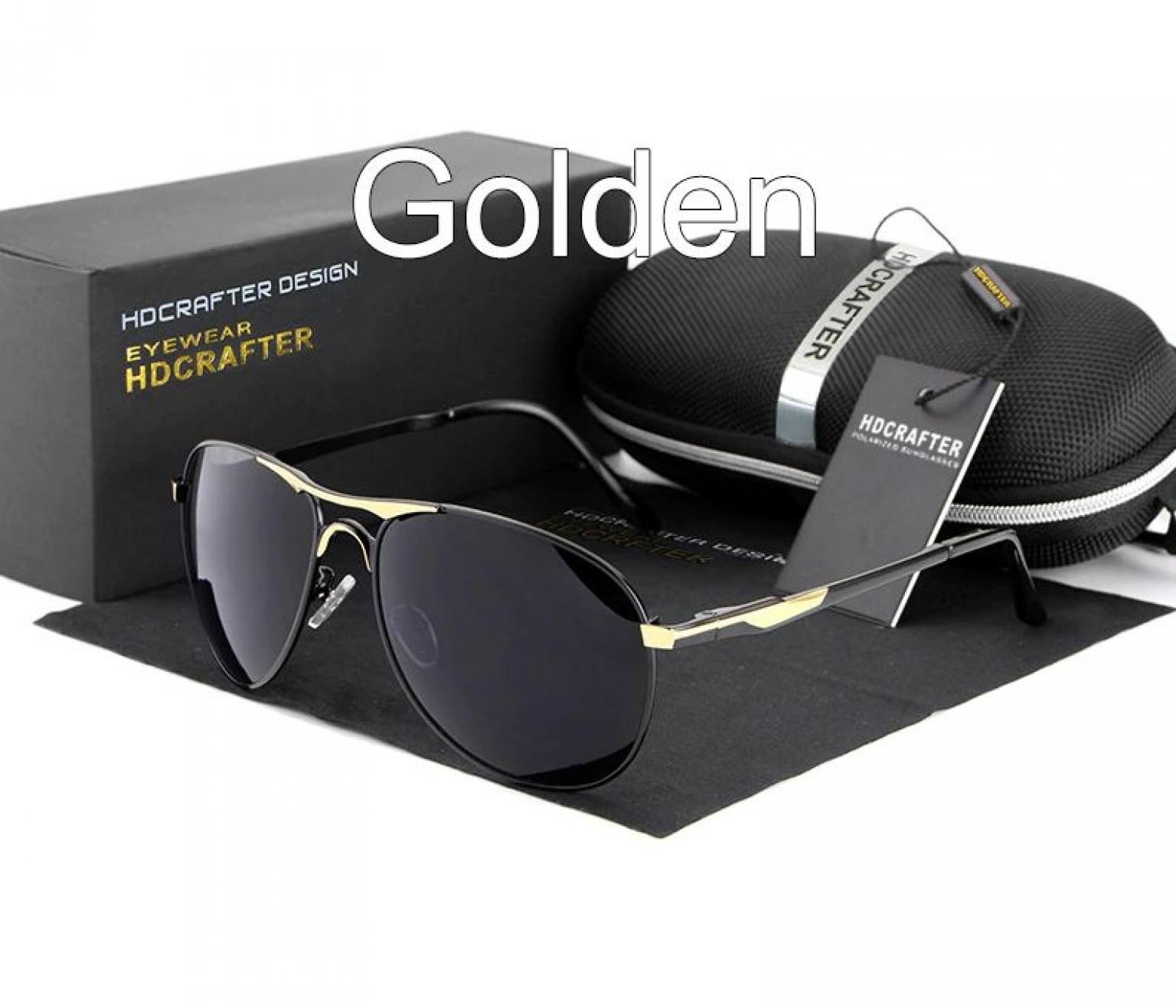 HDCRAFTER Brand Designer Polarized Sunglasses Man Cool Sun Glasses Men UV400 Protection Goggle Eyewear Accessories For Men