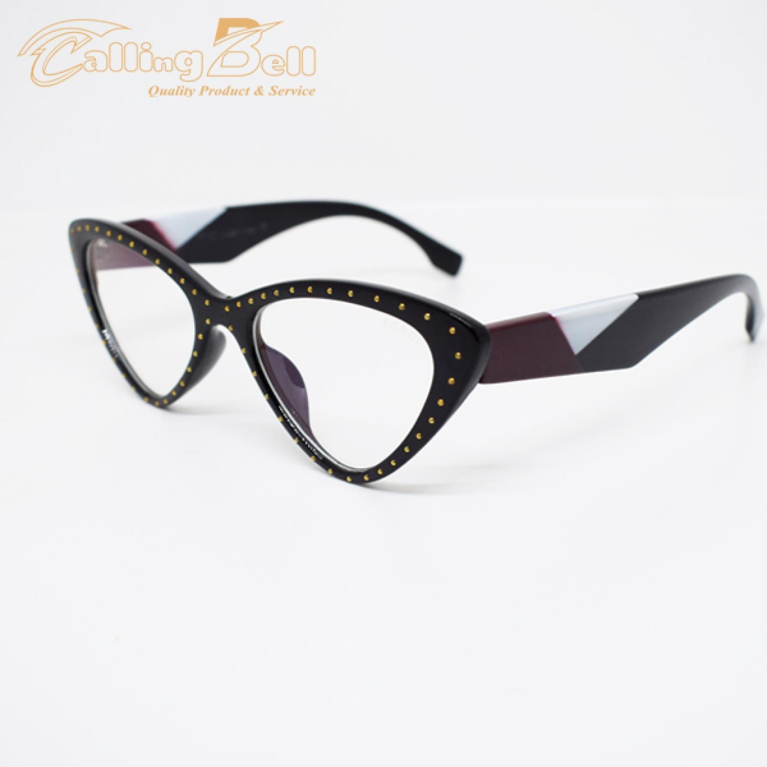 Women Retro Sexy Eyeglasses Frame Fashion Cat Eye Clear blue cut Lens Ladies Eye Glasses New design 2020
