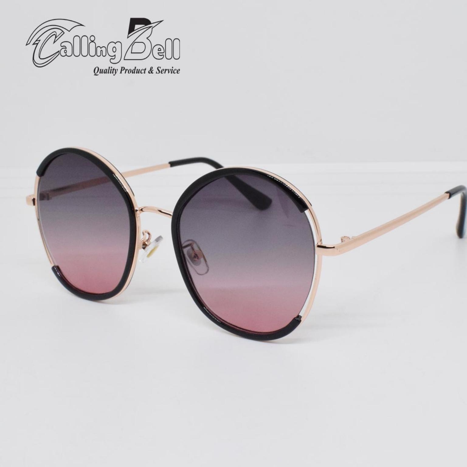 Oval Shape Big Frame  Trendy Women Sunglass