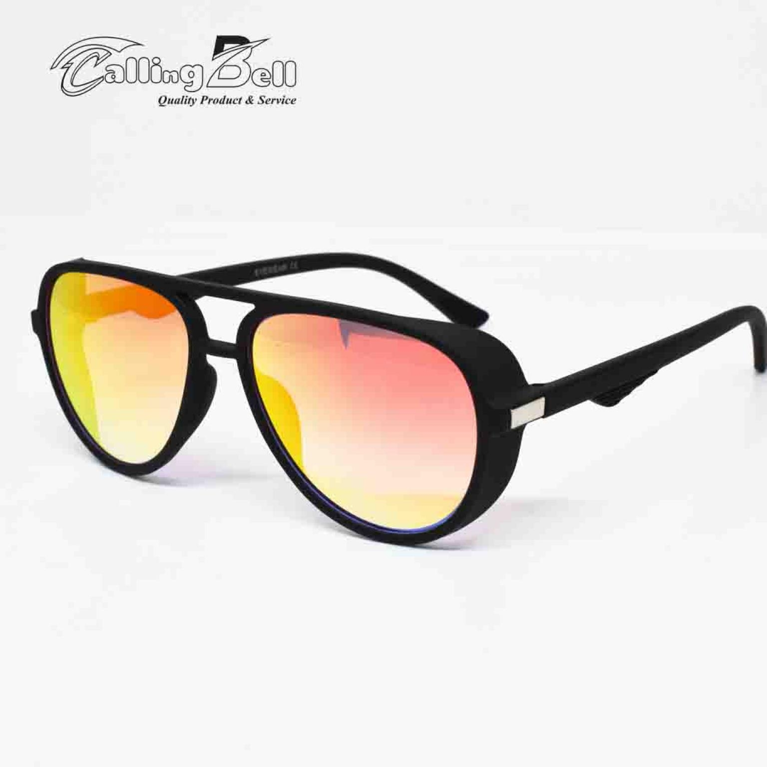 Transparent Body Blue Mercury Sunglasses For Swimming Driving Men Women