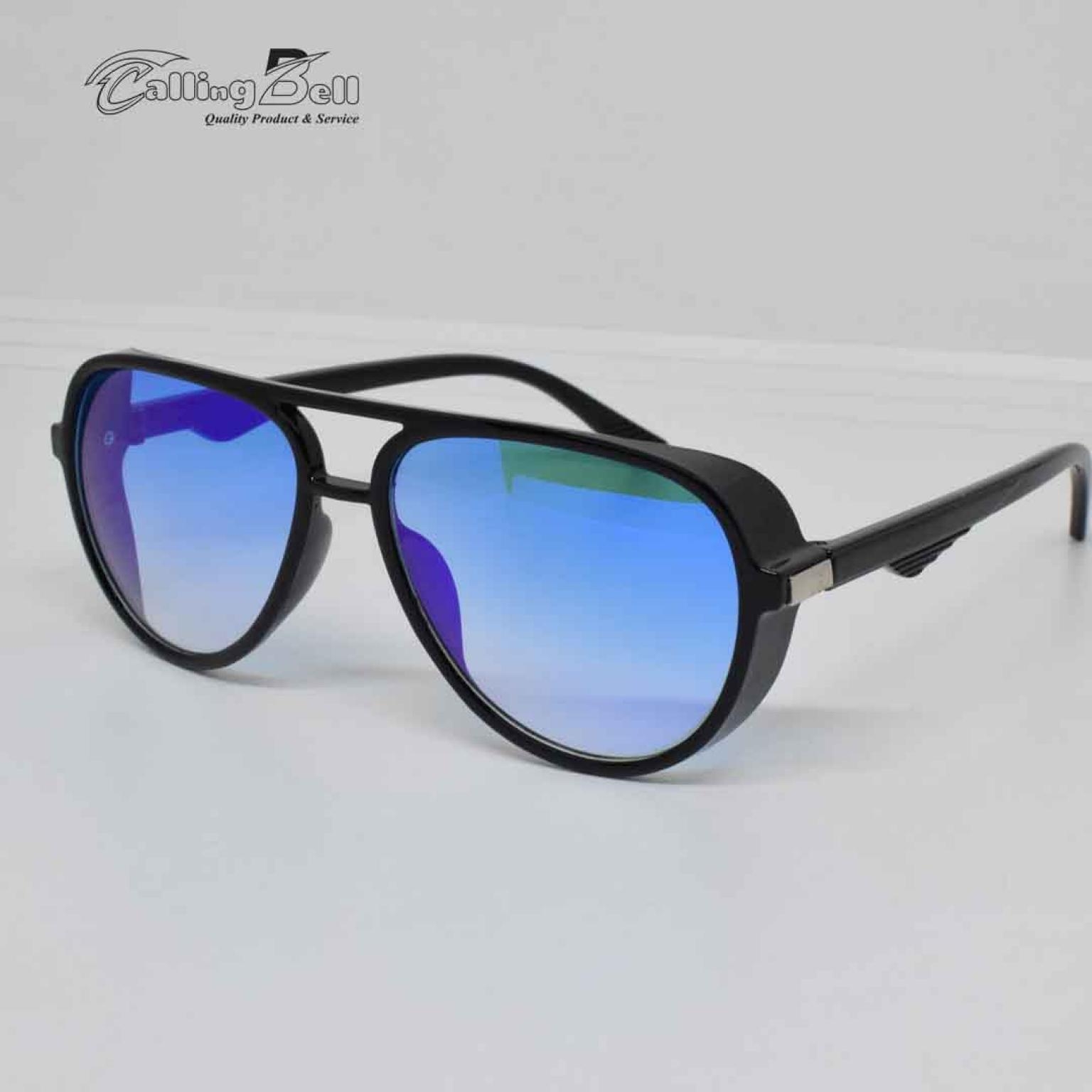 Transparent Body Silver Mercury Sunglass For Swimming Driving Men Women