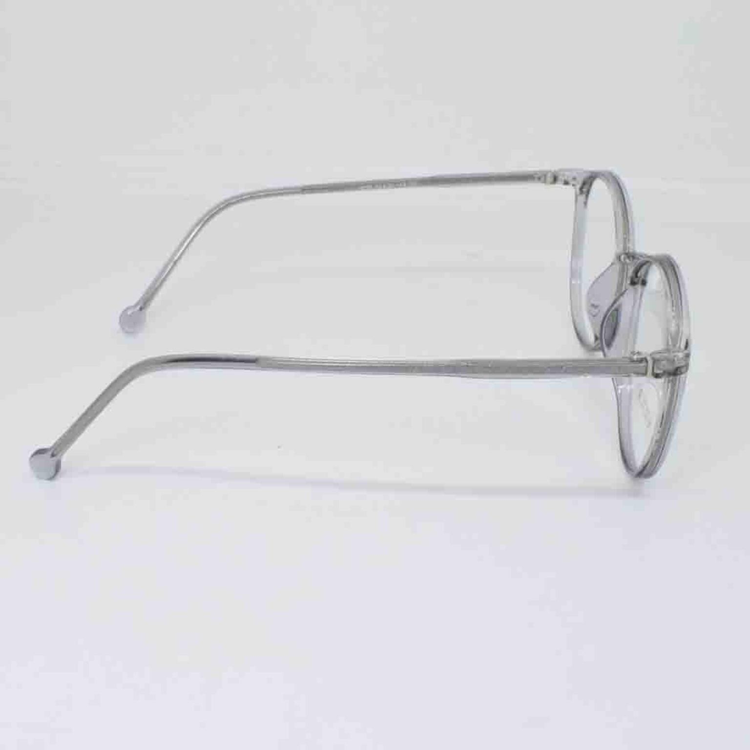 OVAL SHAPE UNISEX TRENDY TRANSPARENT EYE GLASSES FOR MORE STYLISH MEN WOMEN 