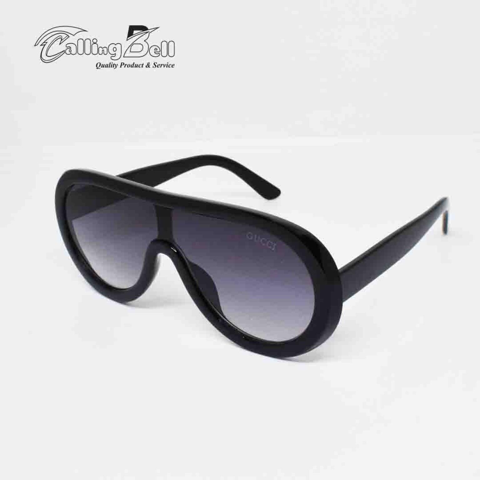 OVER SIZED UNISEX TRENDY SUNGLASSES FOR MORE STYLISH MEN WOMEN BIG FRAME BLUE AND BLACK GLASSES