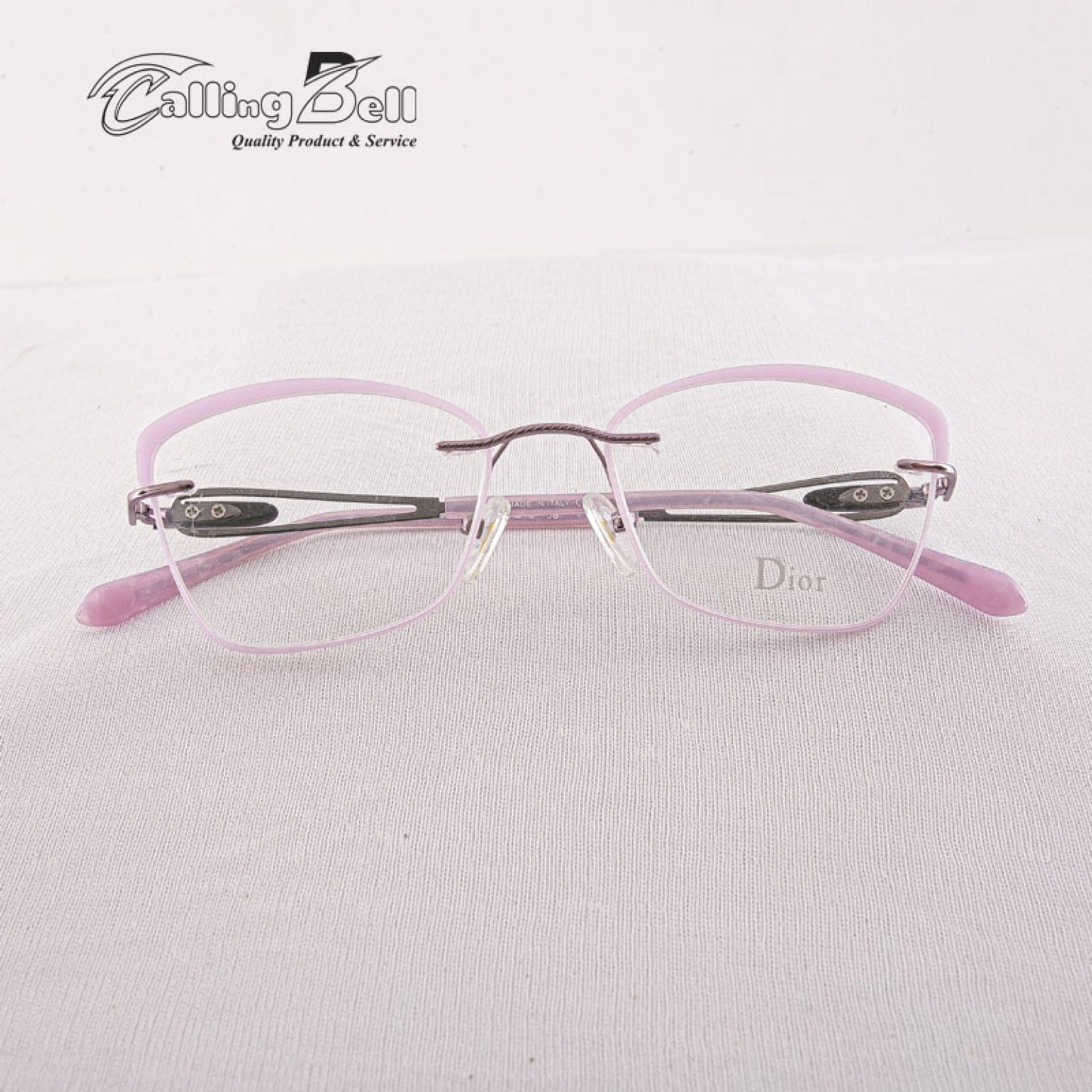 Blush Pink Ladies Eye Glasses Premium Quality Light Weight Prescription Frame For Female Optical Lens
