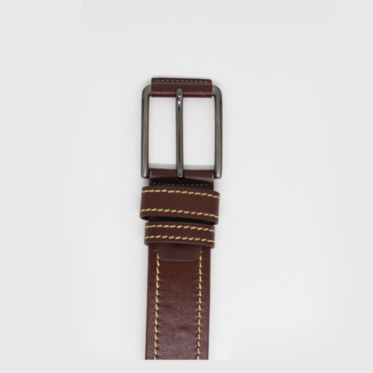   GENUINE _LEATHER PIN BUCKLE LUXURY DESIGN BELT FOR MAN (BLT-07C)