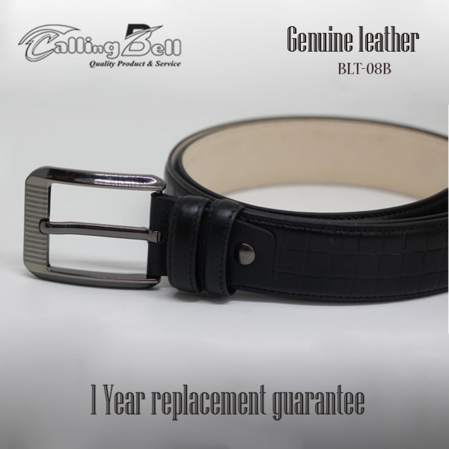   GENUINE _LEATHER PIN BUCKLE LUXURY DESIGN BELT FOR MAN (BLT-08B)
