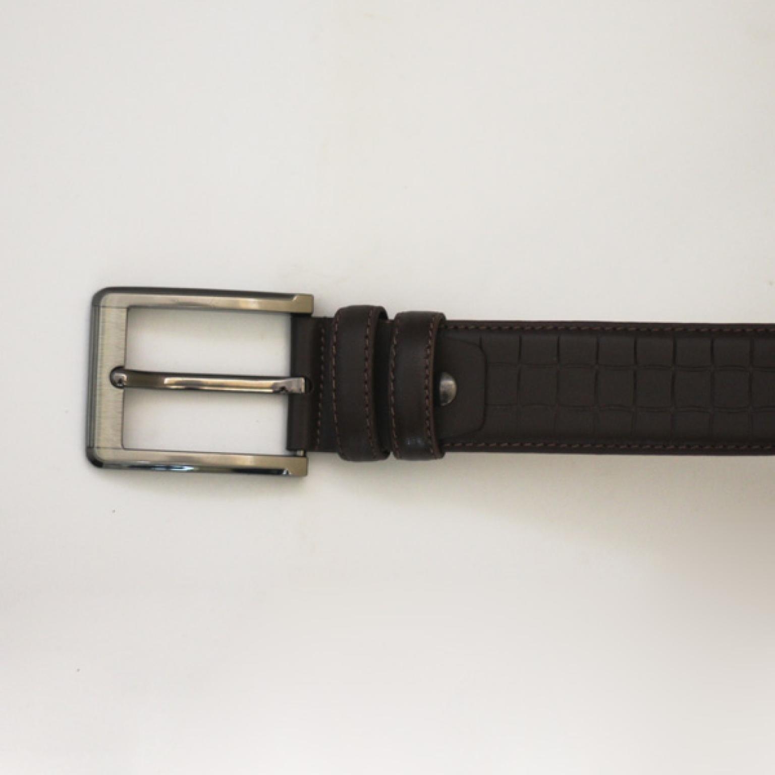 GENUINE _LEATHER PIN BUCKLE LUXURY DESIGN BELT FOR MAN (BLT-08C3)