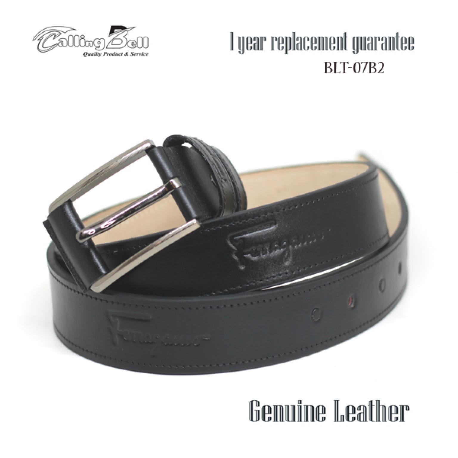 GENUINE _LEATHER PIN BUCKLE LUXURY DESIGN BELT FOR MAN (BLT-07B2)