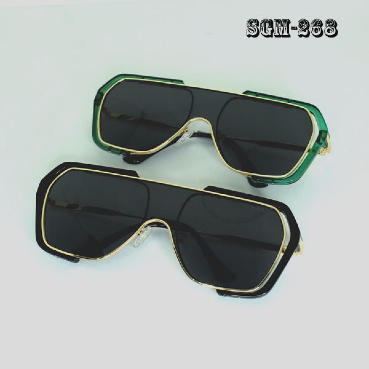Big Frame Unique Design Trendy Unisex Flat Sun Glasses For Fashionable Men Women 
