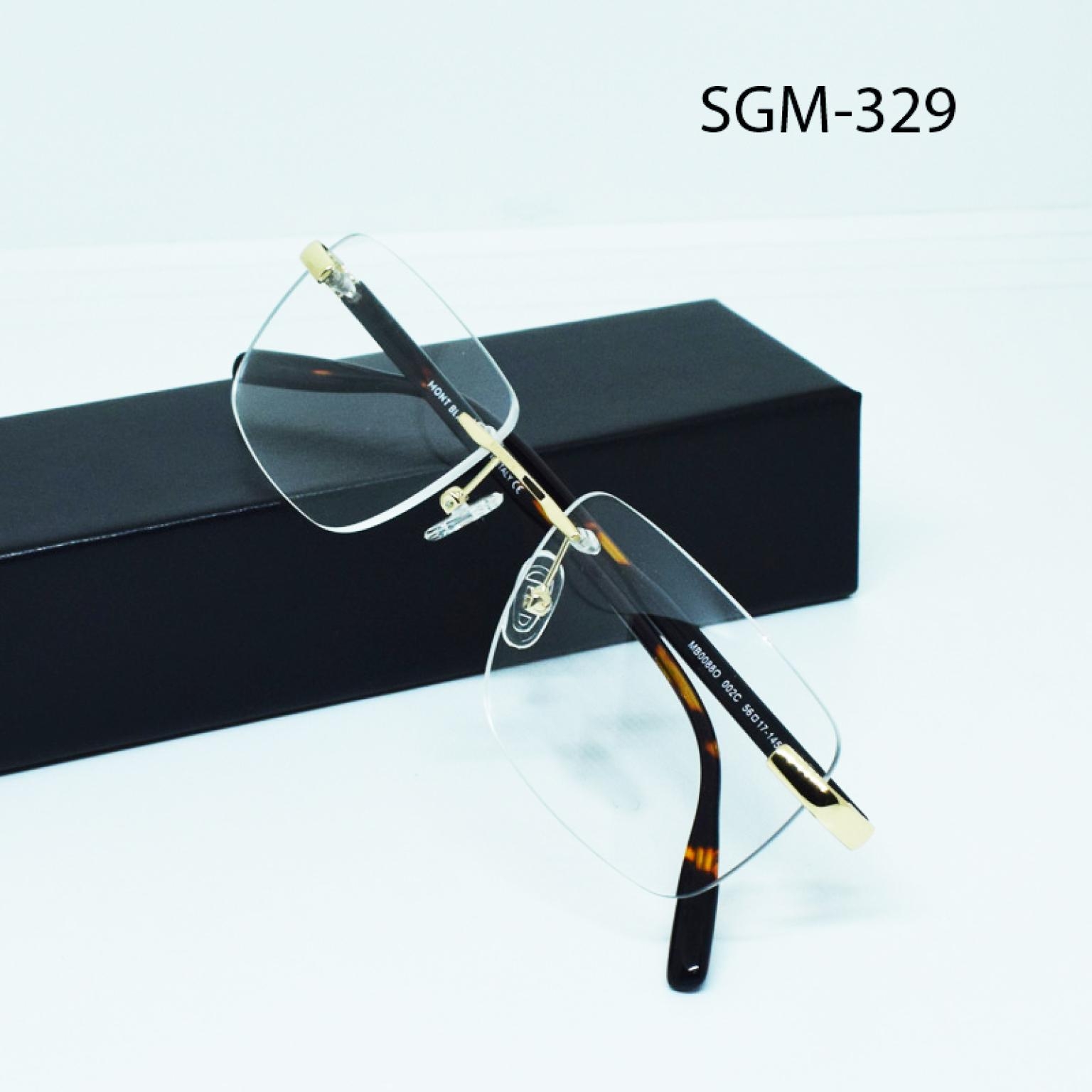 Premium Quality Golden Rimless Prescription Eye Wear Optical Frame For Men Women
