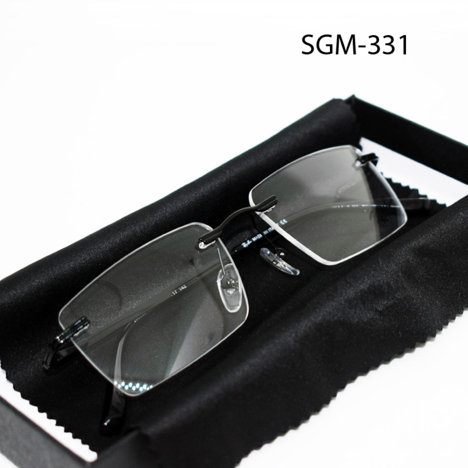 Rectangular Rimless Optical Prescription Eye Glasses For Men Women