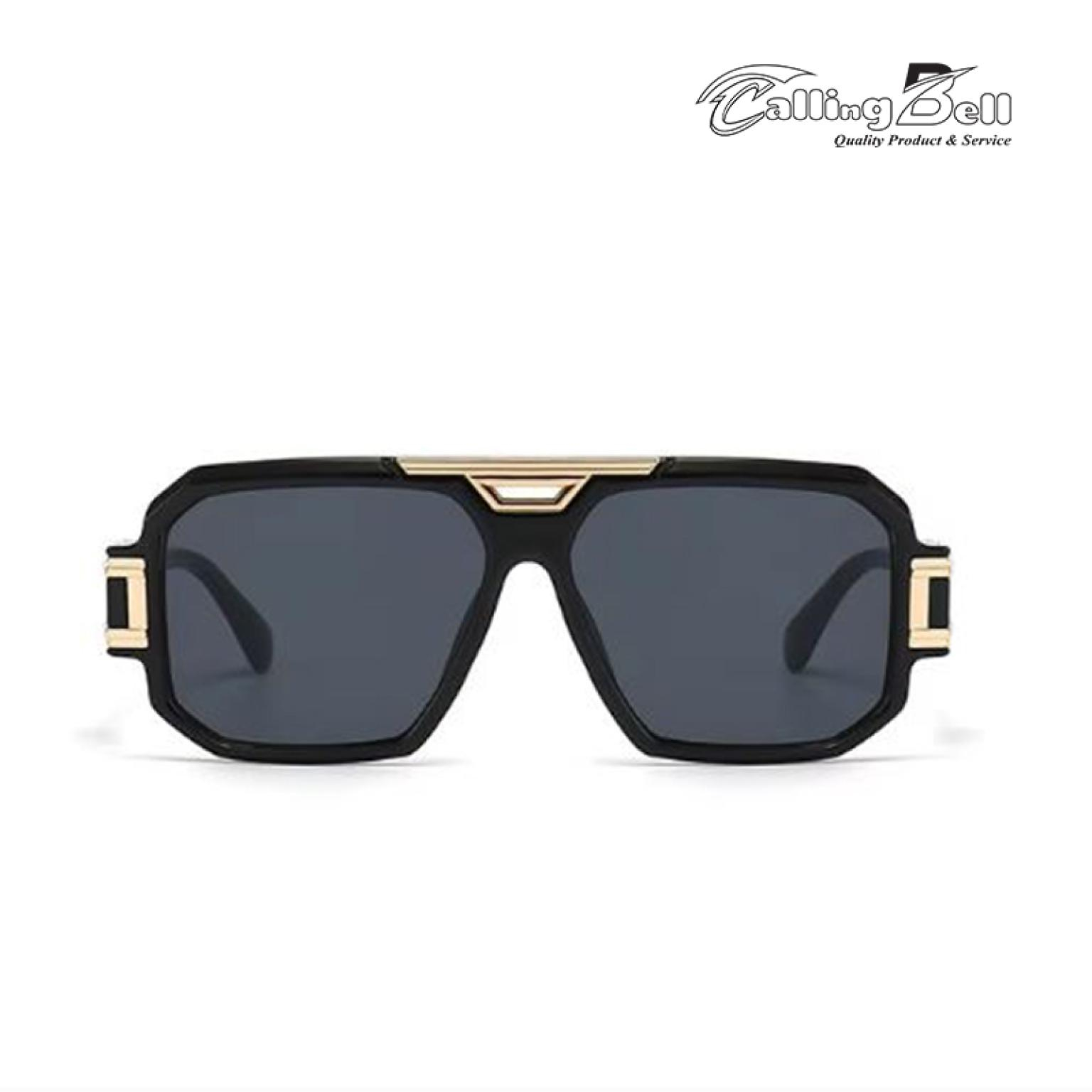 Luxury Brand Oversized Vintage Design Eye Wear For Men Women Trendy Fashionable Driving Black Glasses