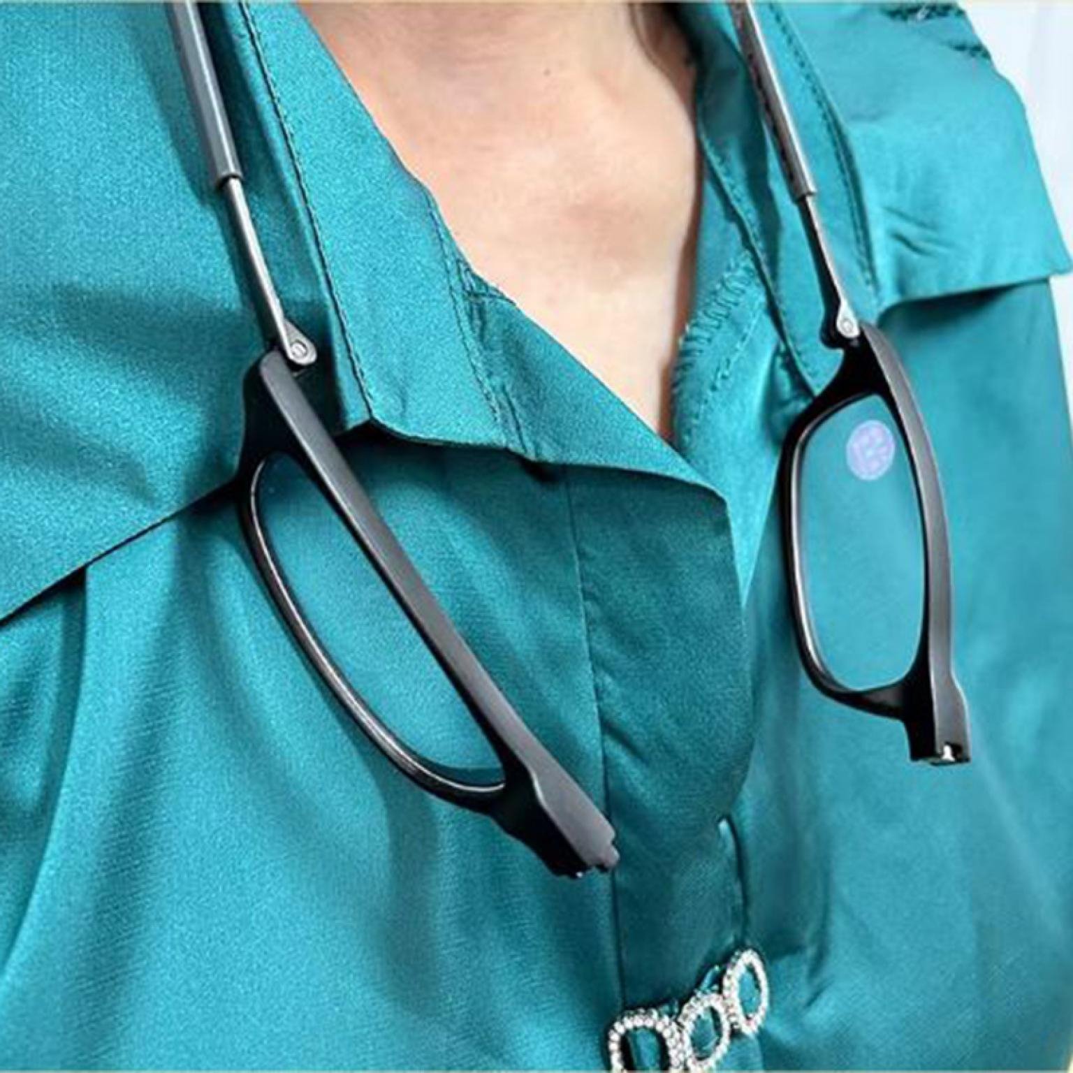New Portable Neck Hanging Folding Reading Magnetic Eye Glasses For Men Women